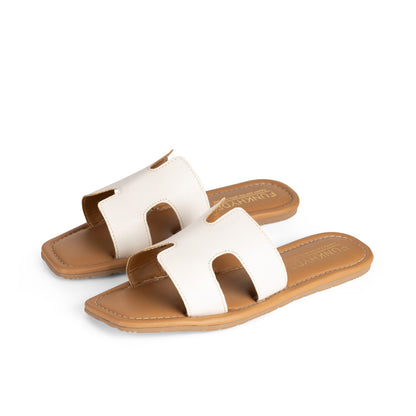 [ Flats ] Mayna White