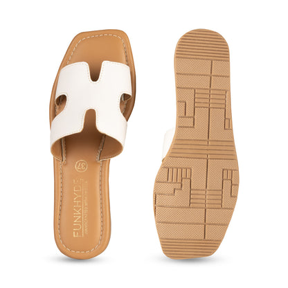 [ Flats ] Mayna White