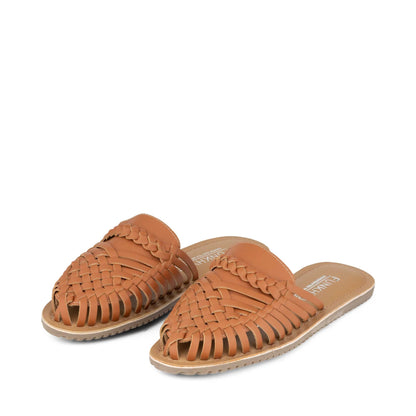 Amurra Tan Huarache Mules - Funkhyde India