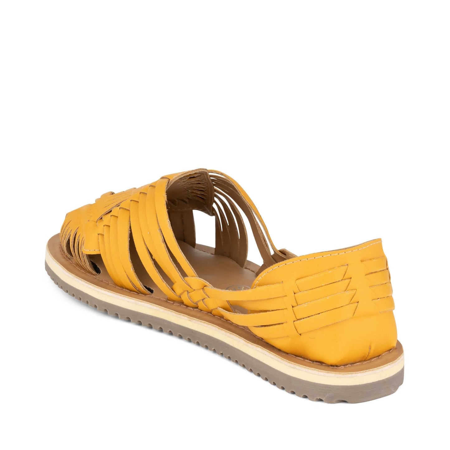 Haora Yellow Huarache Sandals - Funkhyde India