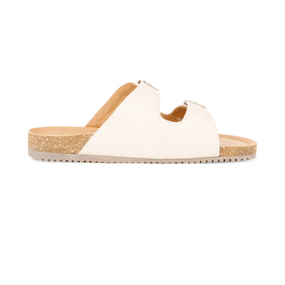 Jorain Beige Suede Comfort Slipons - Funkhyde India