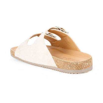 Jorain Beige Suede Comfort Slipons - Funkhyde India