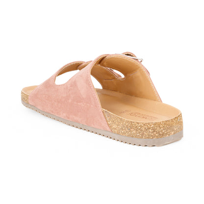 Jorain Nude Suede Comfort Slipons - Funkhyde India