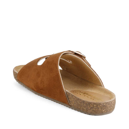 Jorain Tan Suede Comfort Slipons - Funkhyde India