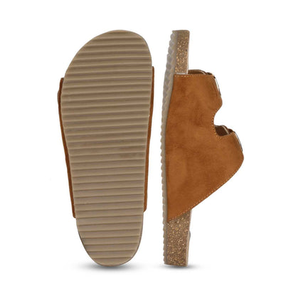 Jorain Tan Suede Comfort Slipons - Funkhyde India