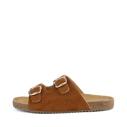 Jorain Tan Suede Comfort Slipons - Funkhyde India