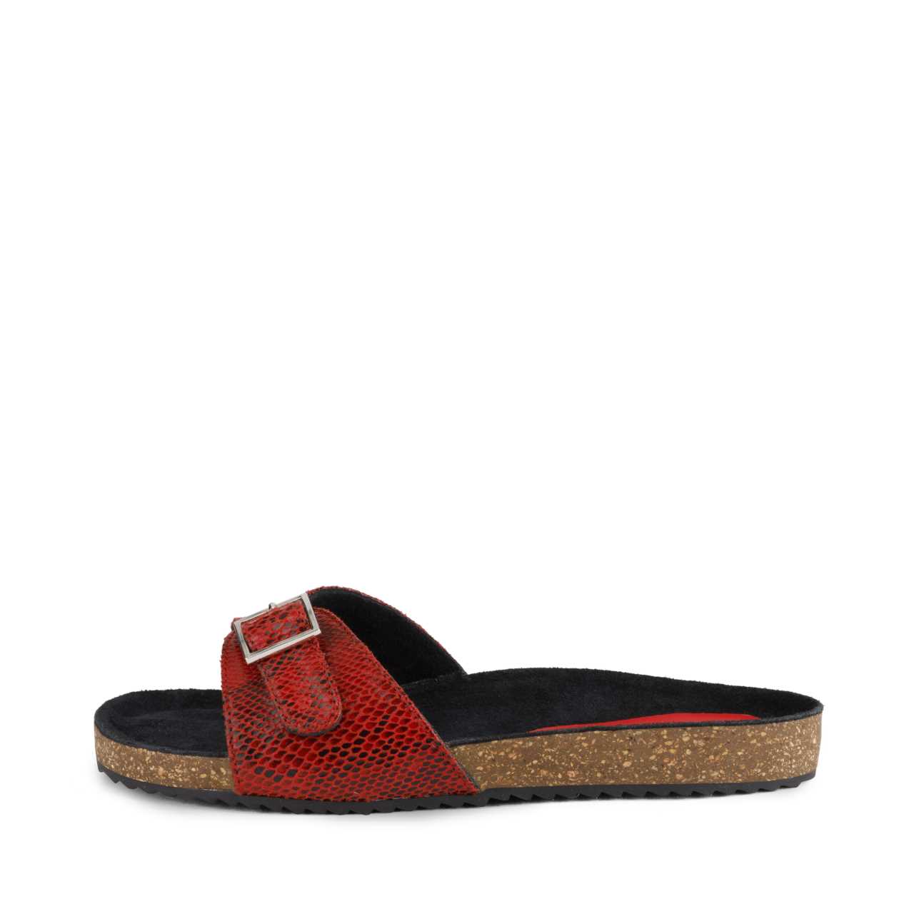 Navi Red Snake Comfort Slipons - Funkhyde India