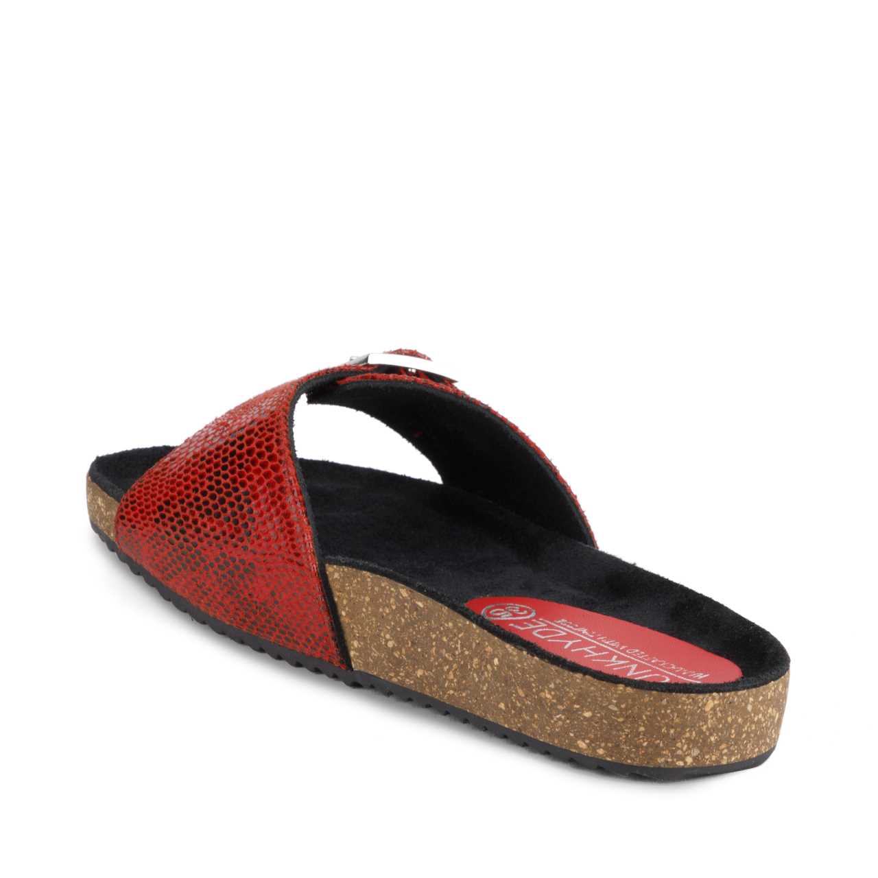 Navi Red Snake Comfort Slipons - Funkhyde India