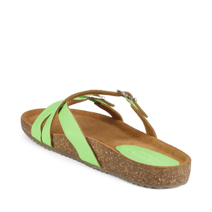 Poirou Neon Green Comfort Slipons - Funkhyde India