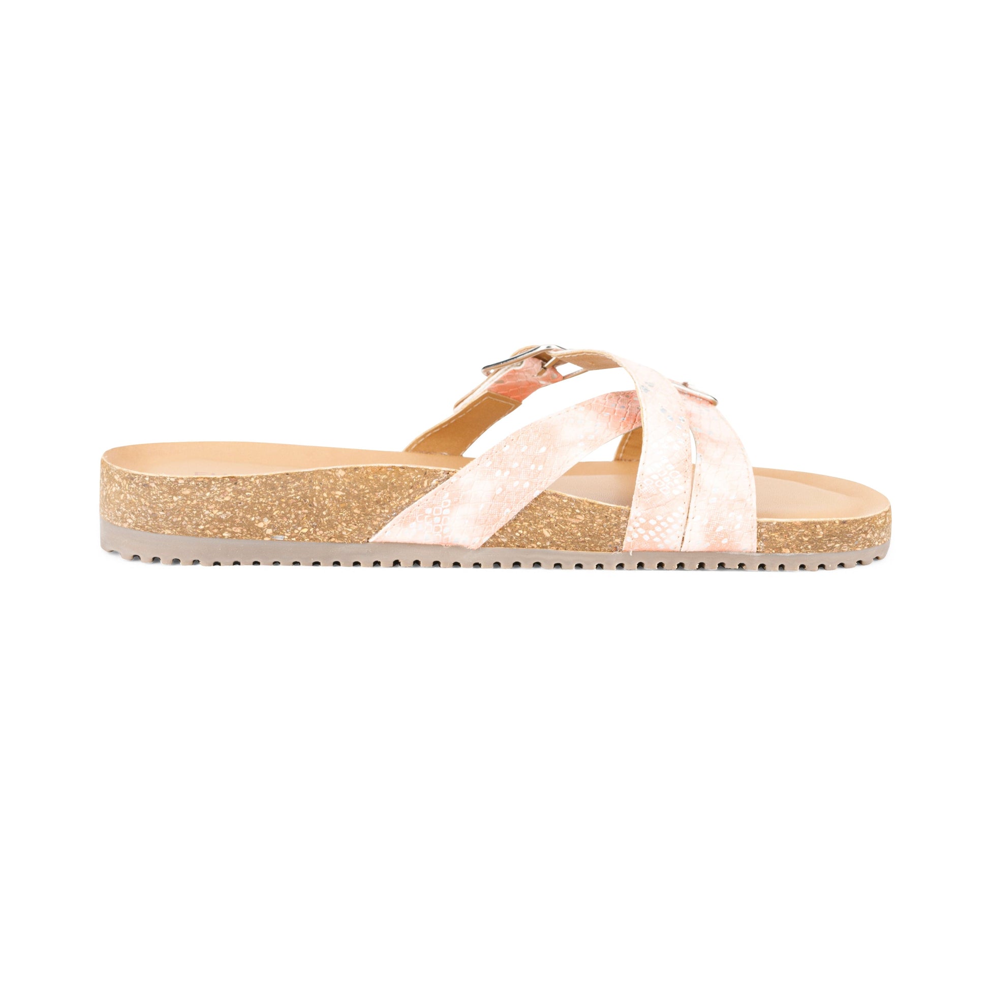 Poirou Peach Shimmer Comfort Slipons - Funkhyde India